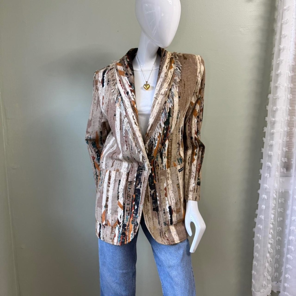 Vintage‎ Rocky Mountain Clothing Co. Southwestern Tapestry Blazer